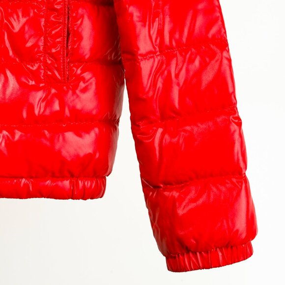 Moncler Petichet Red Stripe Bomber Down-Fill Puffer Jacket - Picture 7 of 15